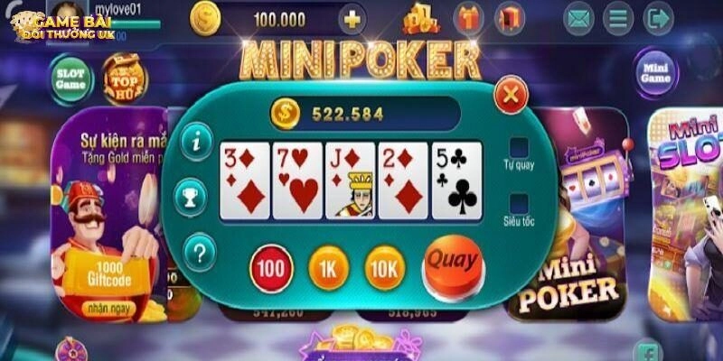 Cách chơi Mini Poker để thắng lớn đến 99.5%