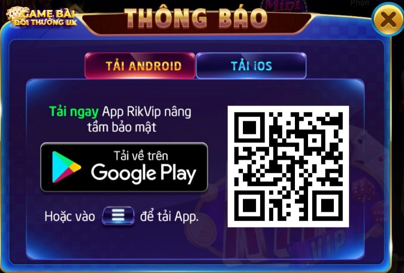 Cổng game Rikvip