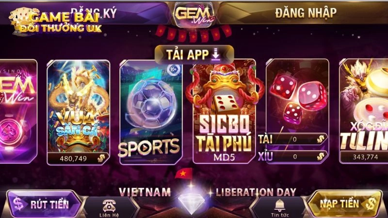 Tải App Gemwin