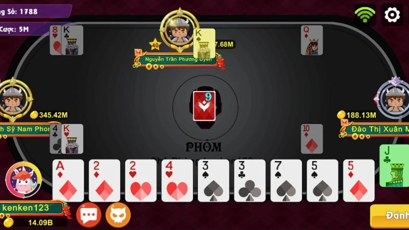 Phỏm bao nhiêu cây